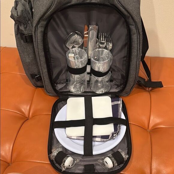 Grey Apollo Walker Picnic Backpack - Picture 4 of 6